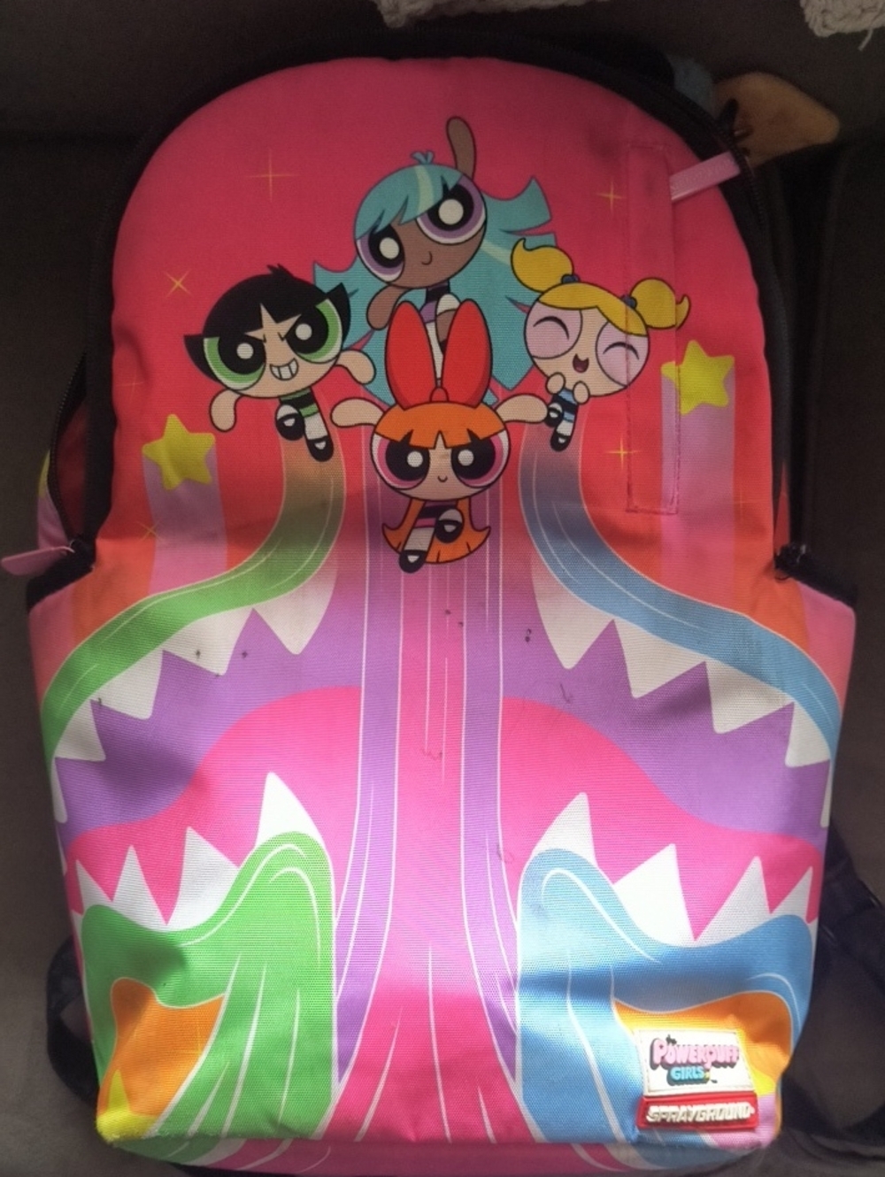 Sprayground Powerpuff Girls Pink Multi-Color Kids Backpack